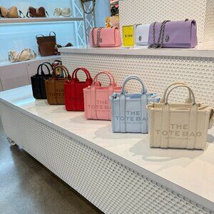 Limited‼️MARC JACOBS The Leather Crossbody Tote Bag H053L01RE22